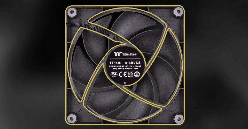 Thermaltake CT120 2000 RPM PWM Fan 2 Pack - Black Feature 3
