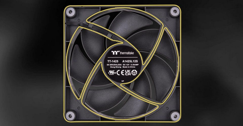 Thermaltake CT140 1500 RPM PWM Fan 2 Pack - Black Feature 3