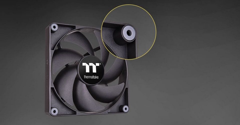 Thermaltake CT140 1500 RPM PWM Fan 2 Pack - Black Feature 4