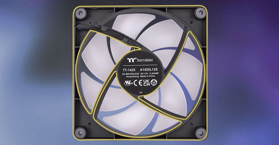 Thermaltake CT140 1500 RPM ARGB Sync PWM Fan 2 Pack - Black Feature 4