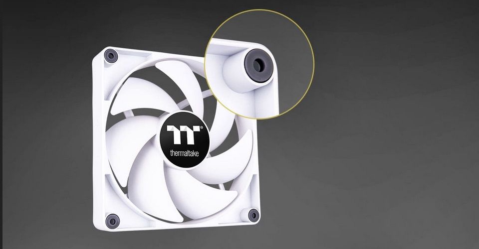 Thermaltake CT120 2000 RPM PWM Fan 2 Pack - White Feature 4