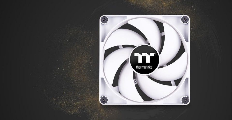 Thermaltake CT140 1500 RPM PWM Fan 2 Pack - White Feature 1