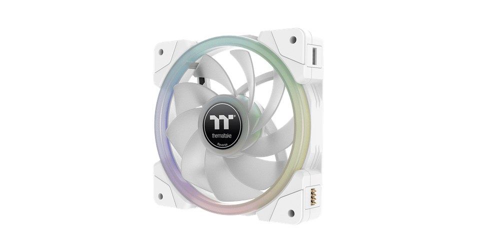 Thermaltake SWAFAN EX12 RGB Magnetic Quick Connect PWM Cooling 3-Fan Pack (Up to 2000RPM) - White Feature 2