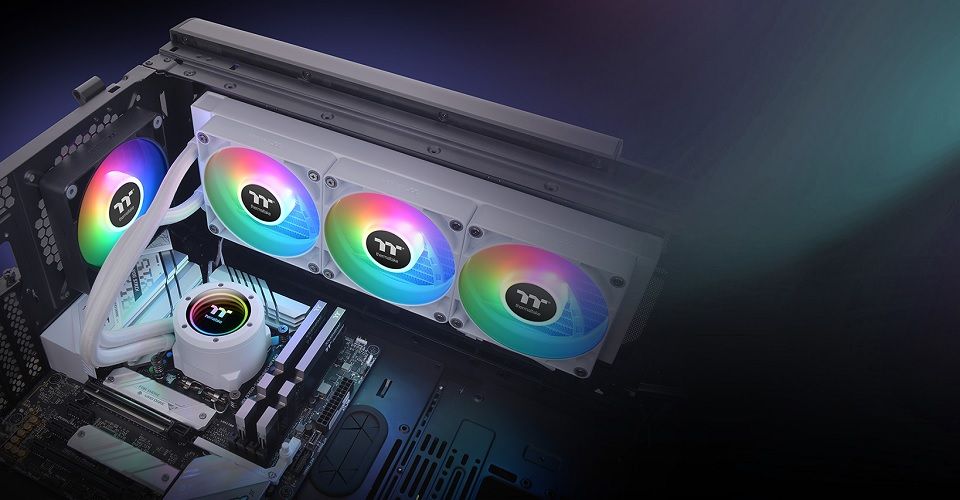 Thermaltake TH360 V2 ARGB Sync Edition AIO Liquid CPU Cooler - Snow White Feature 7