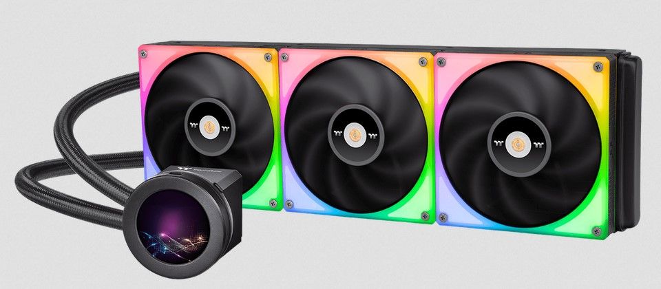 Thermaltake TOUGHLIQUID Ultra RGB 420 Customizable LCD Display AIO Liquid Cooler Feature 1