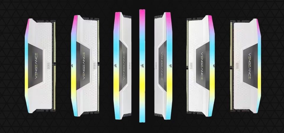 Corsair Vengeance RGB 32GB (2x16GB) 6000MHz CL30 DDR5 EXPO Memory Kit - Cool Grey Feature 1