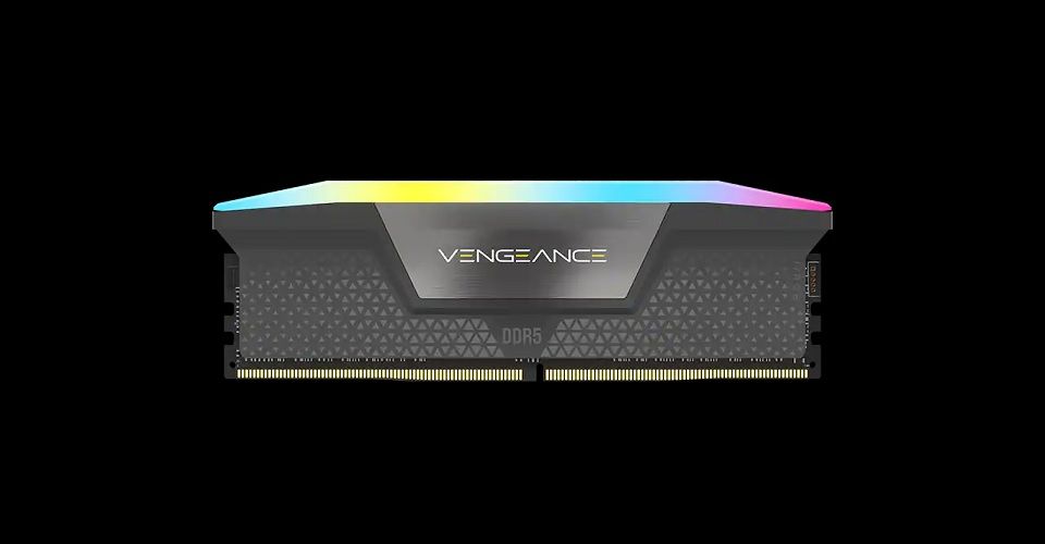 CORSAIR VENGEANCE RGB DDR5 RAM 32GB (2x16GB) 6000MHz CL30 AMD EXPO