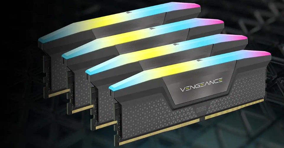 Corsair Vengeance RGB 32GB (2x16GB) 6000MHz CL30 DDR5 EXPO Memory Kit - Cool Grey Feature 5