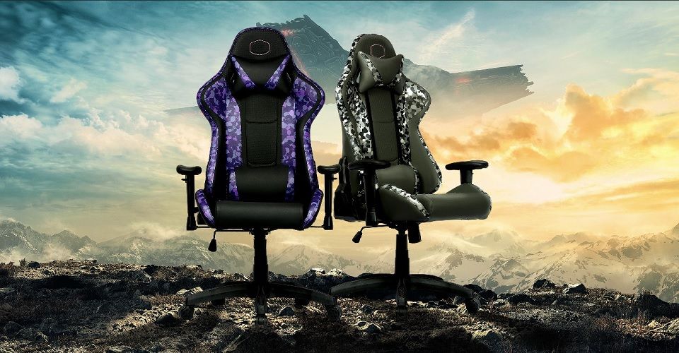 Cooler Master Caliber R1S Gaming Chair - Dark Knight Camo Feature 3