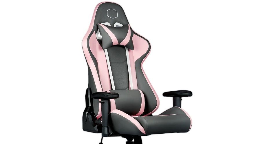 Cooler Master Caliber R1S Gaming Chair - Rose Grey Feature 1