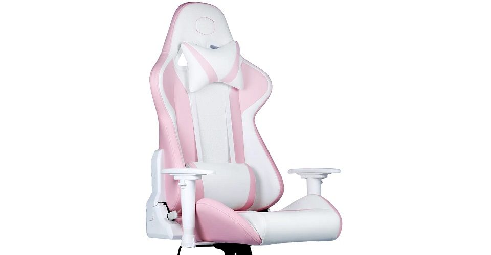 Cooler Master Caliber R1S Gaming Chair - Rose White Feature 1