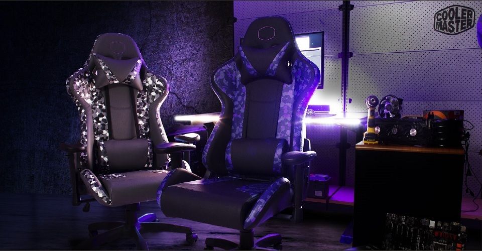 Cooler Master Caliber R1S Gaming Chair - CM Camo Feature 2