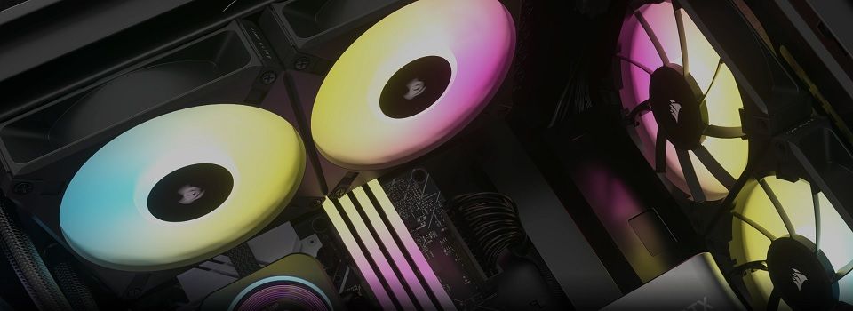 Corsair iCUE AF120 RGB Elite 120mm PWM Fan - Black Feature 1