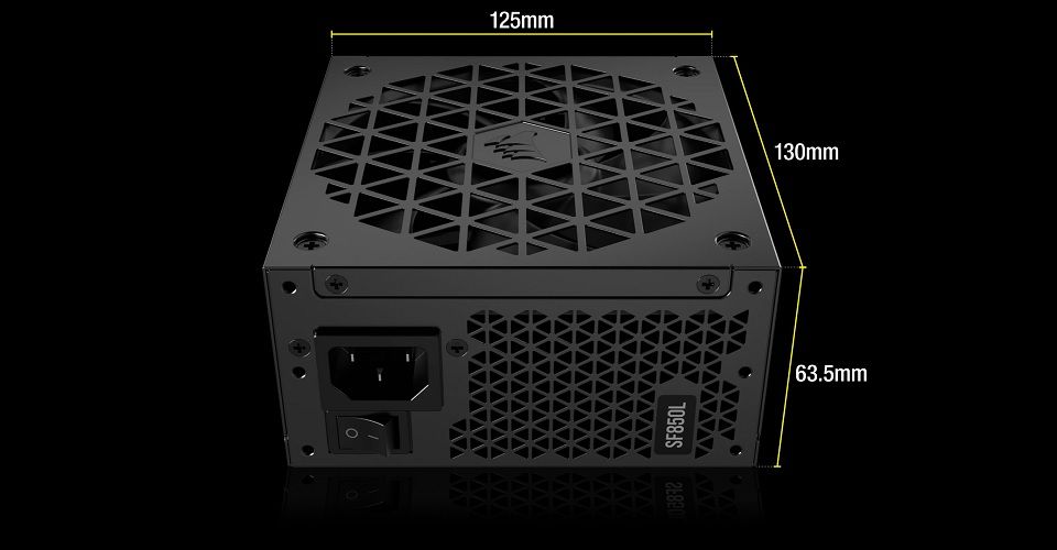 Corsair SF850L Fully Modular Low-Noise SFX Power Supply Feature 2