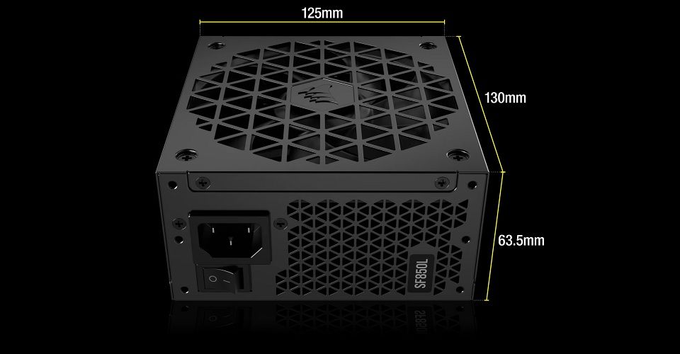 Corsair SF1000L Gold Fully Modular Low-Noise SFX 1000W Power Supply Feature 1