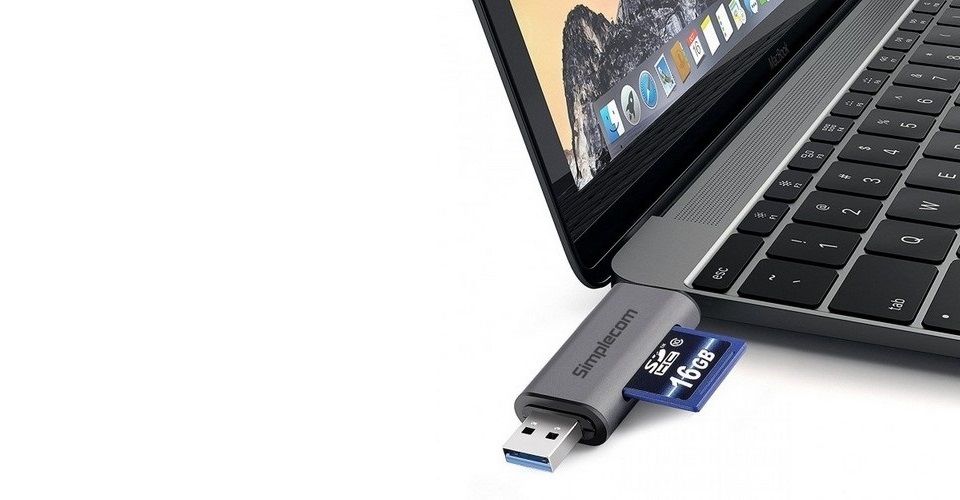 Simplecom CR402 SuperSpeed USB-C and USB-A SD/MicroSD Card Reader USB 3.2 Gen 1 (USB 3.0) Feature 1