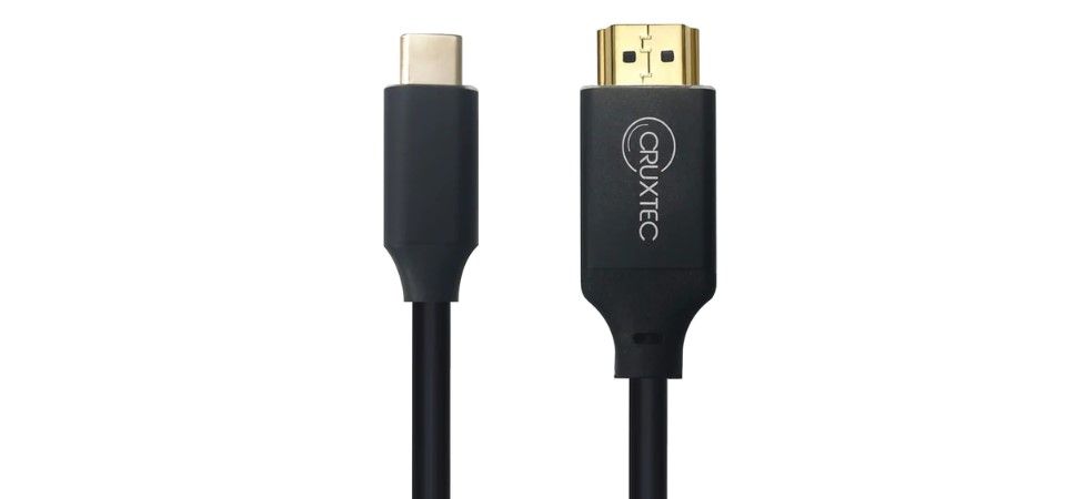 Cruxtec USB-C Male to HDMI Male Cable Black (4K/60Hz) - 2 m Feature 3