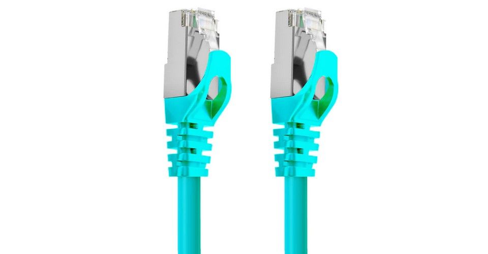 Cruxtec RS7-005-YE 0.5m CAT7 10GbE SF/FTP Triple Shielding Ethernet Cable - Green Feature 1