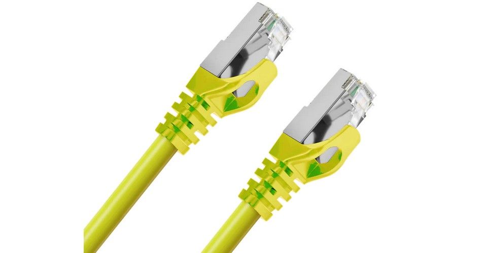 Cruxtec RS7-020-YE 2m CAT7 10GbE SF/FTP Triple Shielding Ethernet Cable - Yellow Feature 4