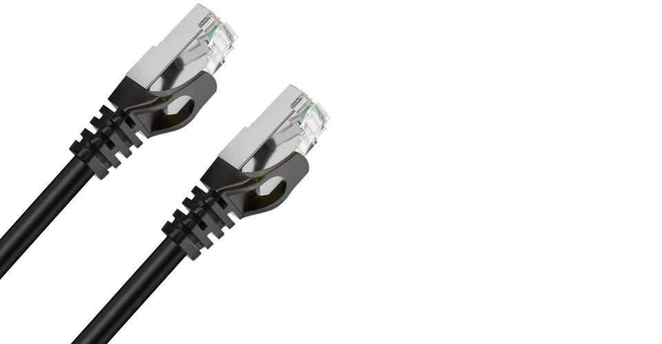 Cruxtec CAT7 10GbE SF/FTP Triple Shielding Ethernet Cable 10m - Black Feature 3