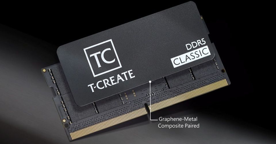 Team CTCCD516G5600HC46A-S01 T-Create 16GB(1x16GB) 5600MHz CL46 Classic DDR5 Laptop Memory - Black Feature 2