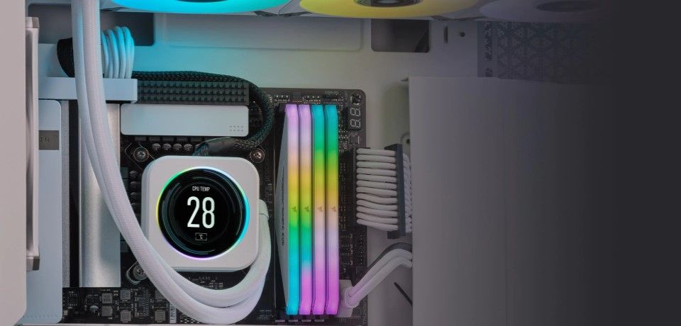 Corsair iCUE ELITE CPU Cooler LCD Display Upgrade Kit - White Feature 2