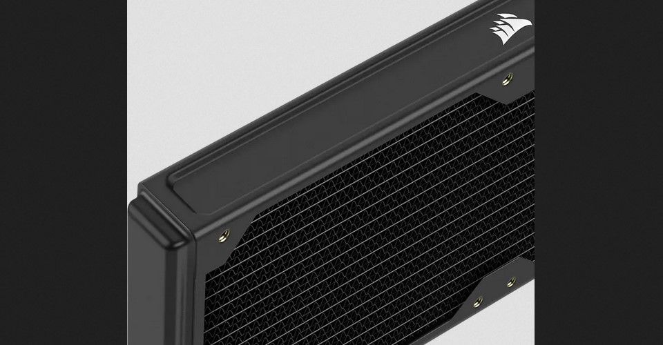 Corsair Hydro X Series XR5 240 NEO Water Cooling Radiator - Black Feature 2