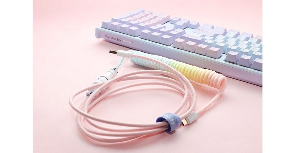 Ducky Coiled Cable - Afterglow Edition Feature 1