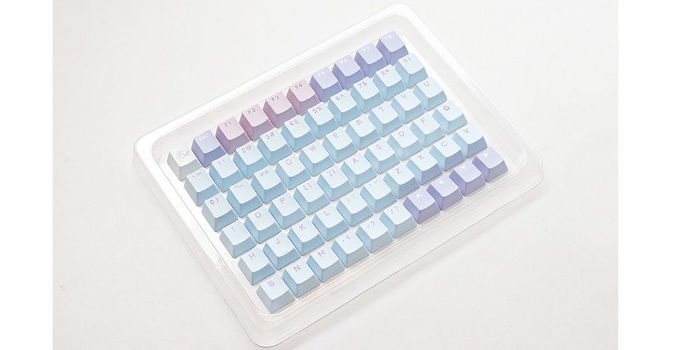 Ducky OEM Cherry Profile PBT Seamless Double-Shot Macaron Keycap Set - 132 Keys Feature 2