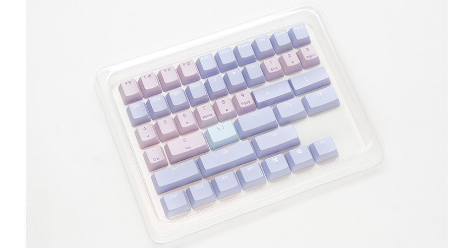 Ducky OEM Cherry Profile PBT Seamless Double-Shot Macaron Keycap Set - 132 Keys Feature 3