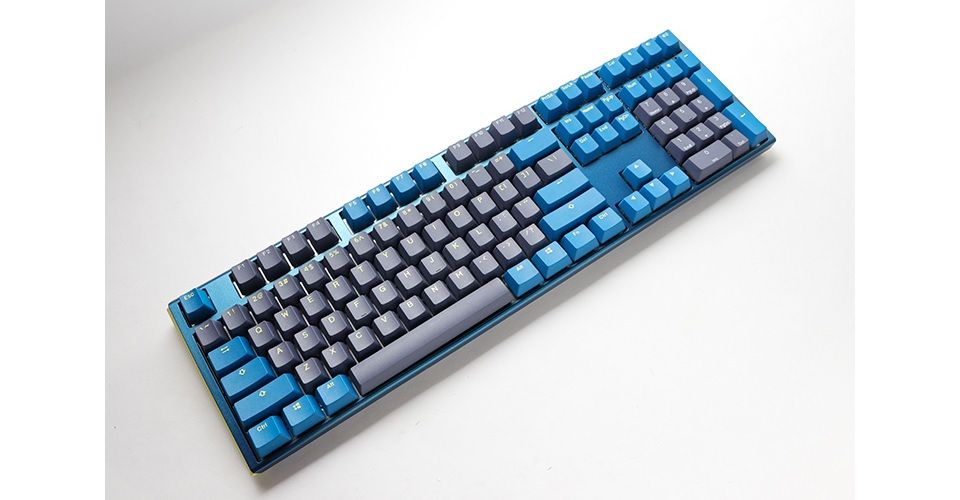 Ducky One 3 Cherry MX Black Switch RGB LED Seamless Double Shot PBT Hot-Swappable Mechanical Keyboard - DayBreak Feature 1