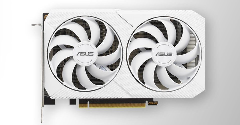 ASUS GeForce RTX 3060 Dual OC 8GB GDDR6 Graphics Card - White Feature 1