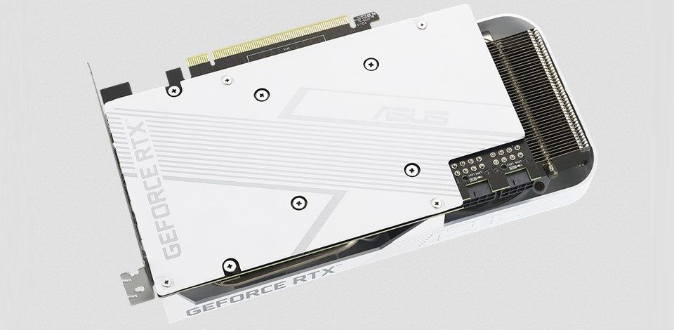 ASUS GeForce RTX 3060 Ti Dual OC LHR 8GB GDDR6X Graphics Card - White Feature 4