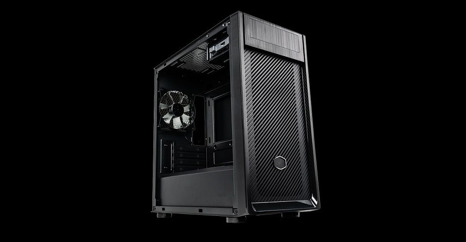 Cooler Master MasterBox Elite 300 mATX Mini Tower Case with 500W PSU - Black Feature 6