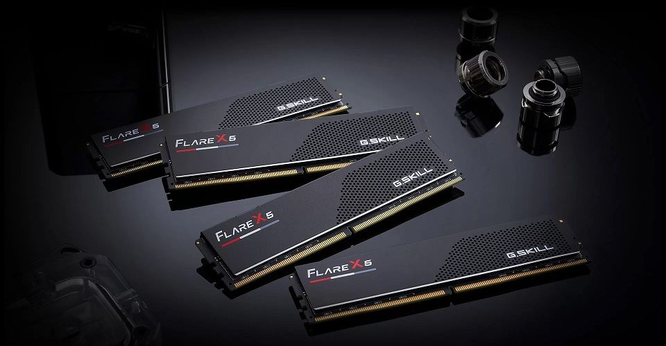 G.Skill Flare X5 64GB (2x32GB) 5600MHz CL36 DDR5 Desktop Memory - Matte Black Feature 1