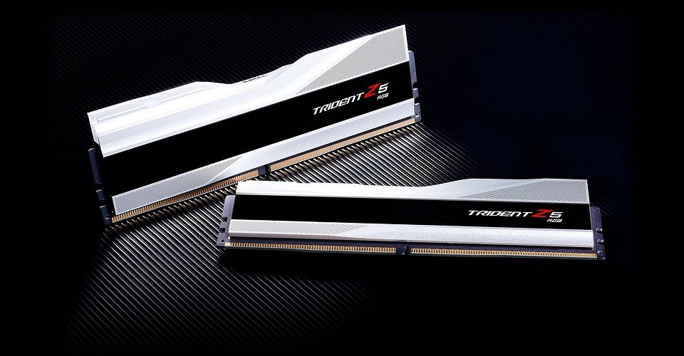 G.Skill Trident Z5 RGB 64GB (2x32GB) 6400MHz CL32 DDR5 Memory Feature 1