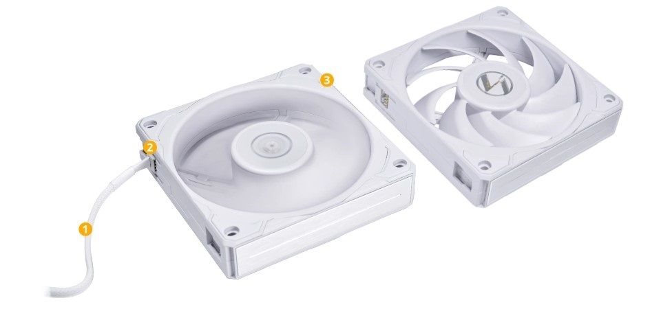 Lian Li UNI FAN P28 Fan 3 Pack - White Feature 1