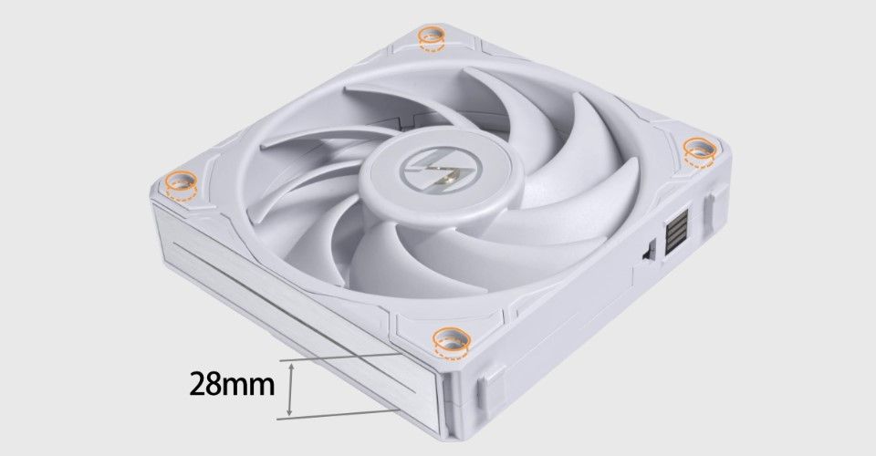 Lian Li UNI FAN P28 Fan 3 Pack - White Feature 3