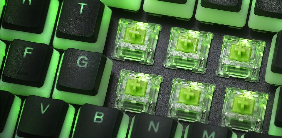 Glorious Raptor Lubed Clicky Mechanical Switches - 36 Pack Feature 3