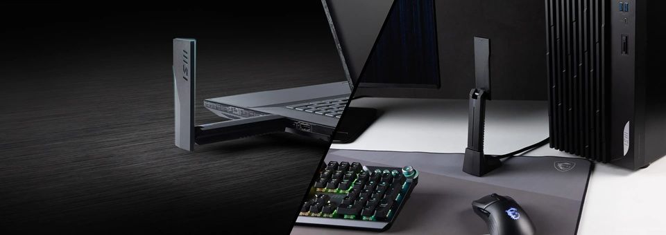 MSI GUBE65 BE6500 WiFi 7 USB Adaptor Feature 4