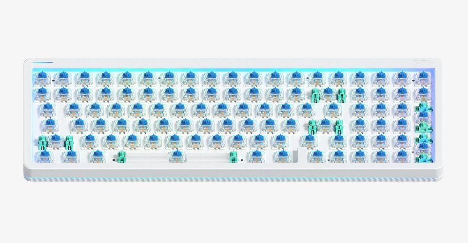 NuPhy Halo96 Brown Switch Hot-Swappable RGB Keyboard - Ionic White Feature 7
