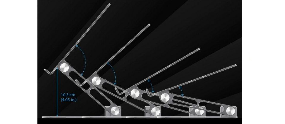 J5create Multi-Angle Dual 4K HDMI Docking Laptop Stand - Space Grey Feature 2