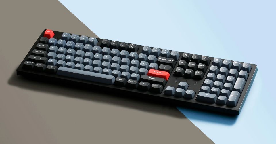 Keychron K10 Pro QMK/VIA RGB Backlit Red Switch Wireless Mechanical Keyboard - Black Feature 6