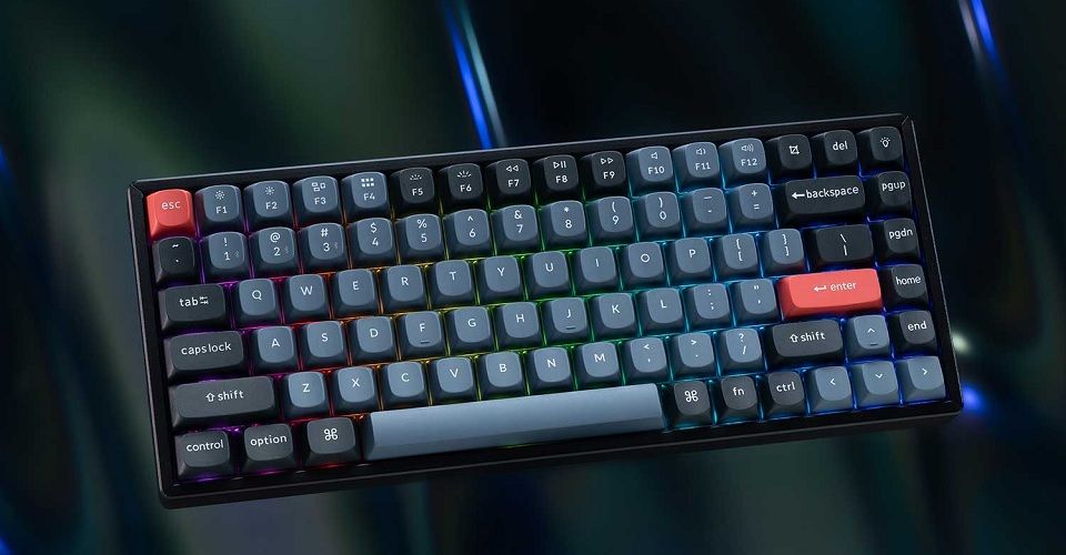 Keychron K2 Pro 75% QMK/VIA Wireless Keyboard RGB Aluminium Frame Keychron K Pro Blue Switch Mechanical Keyboard Feature 6