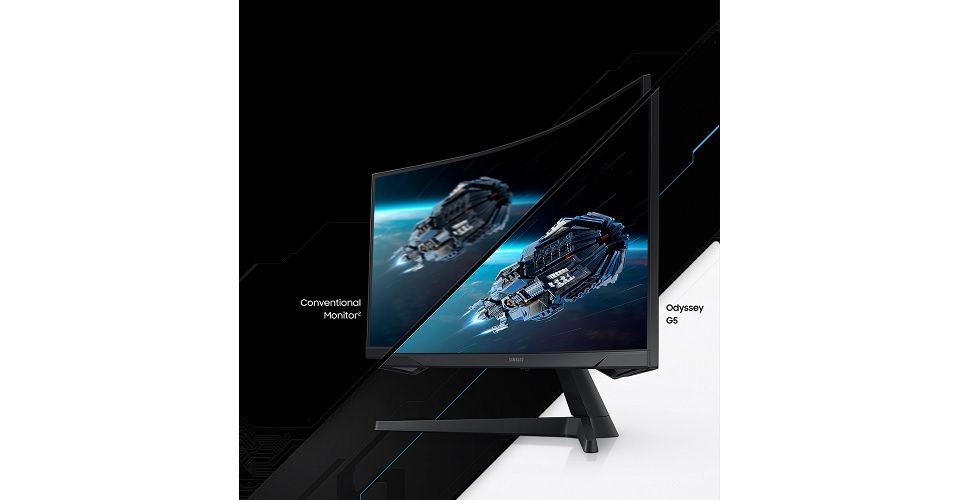 32 odyssey g55tb curved qhd gaming monitor