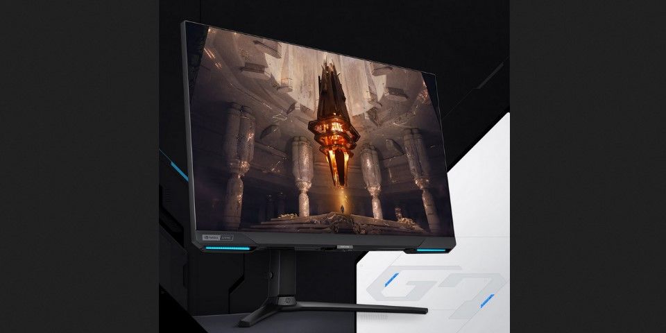 Samsung Odyssey G70B UHD 32-inch Gaming Monitor - Black Feature 1