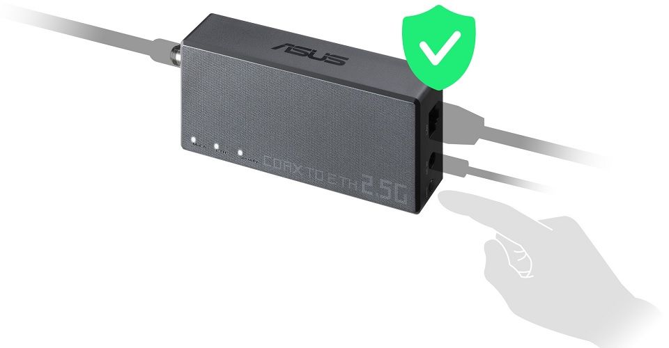 ASUS MA-25 Coax to Ethernet Adapter Feature 4