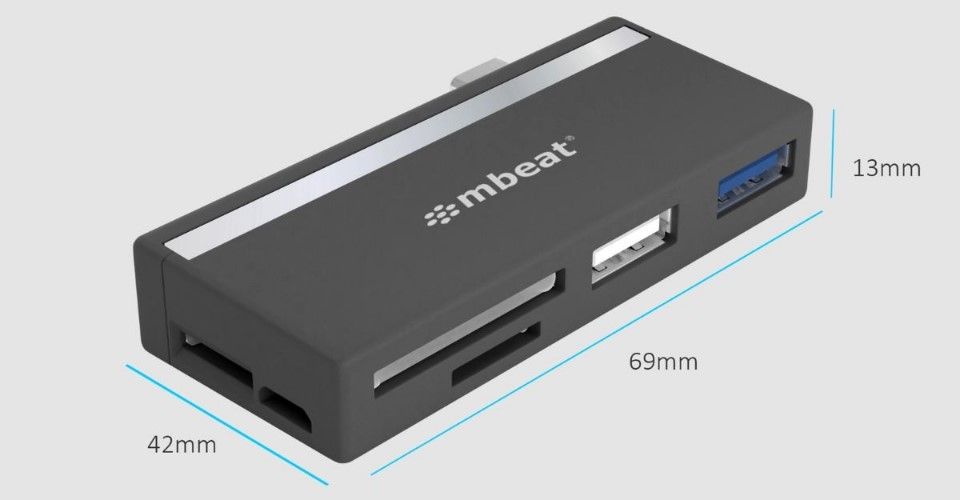 mbeat Essential 5-in-1 USB-C Hub Feature 4