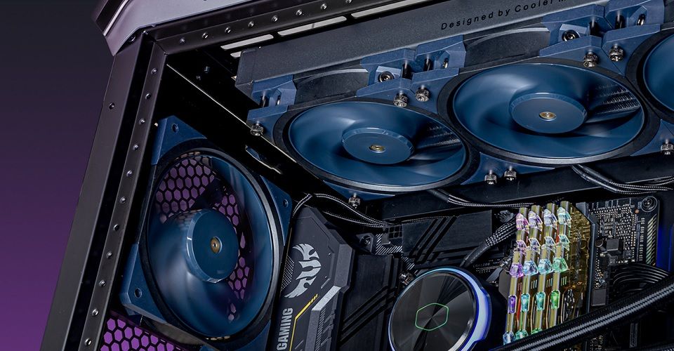 Cooler Master Mobius 120 OC Ring Blade 120mm Case Fan Feature 1