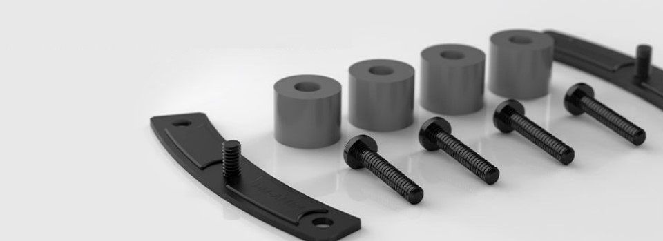 Noctua NM-AM5/4-MP83 Chromax.black Mounting Kit - For AMD AM5 & AM4 Sockets, 83mm Pitch